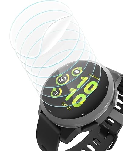 4 stuks displaybeschermfolie voor Garmin Vivoactive 5, niet gehard glas