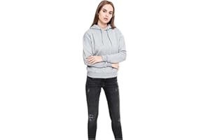 Urban Classics Ladies Hoodie Donna Felpa con Cappuccio Nero Regular