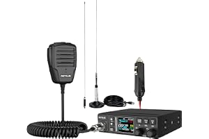 Retevis MB63B CB radio och Antenn, NRC Brusreducerande Fordons CB radios, 12V/24V, AM/FM, Färg TFT, CTCSS/DCS, VOX, 40 kanale