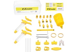 flintronic Brake Bleed Kit, Hydraulic Disc mtb Bike Brake Bleeding kit for SHIMANO, MAGURA, TEKTRO, Hyaraulic Disc Brake Repair Tools, Including High Performance Mineral Brake Fluid