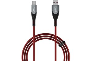 boAt Type A to C 65W Fast Charging Cable with 480 Mbps Data Transfer, Tangle-Free Cable in Premium Nylon Braided Design 