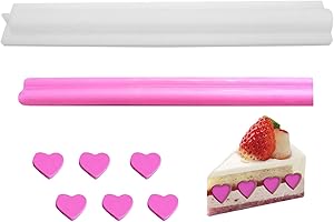 LaceDaisy DIY lange Tube Schaum Dessertform Silikonform für die Herstellung von Seifen Kerzenform handgefertigt Kerze Dekoration Kuchen Werkzeug Küche Handwerk Dekorationen