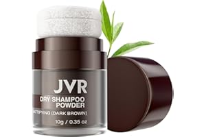 ‎JVR Trockenshampoo Puder, JVR Volumen Puder Haare, Dry Shampoo Powder Gegen Fettende Ansätze, Frische Kick zwischen den Haarwäschen, Sofortige Frische und Volumen mit Matt-effekt, ohne Rückstände 10g