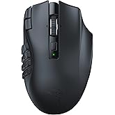 Razer Naga V2 HyperSpeed - Ergonomik Kablosuz MMO Oyun Faresi (19 Programlanabilir D&uuml;ğme, HyperSpeed Kablosuz (2,4 GHz), Blue