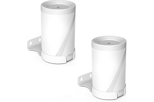 AOKICASE Stander Compatible with TP Link Deco BE63 / BE65 Mesh WiFi 7 System - Simple and Robust Wall Mount Stand Mount TP Link Deco BE63 / BE65 Holder with Cable Management (White, 2 Pieces)