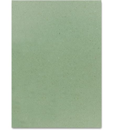 Neuser Papier - 50 Fogli Di Carta Kraft Riciclata Verde Eucalipto A5 240 G/m² - 100% Ecologica, Ruvida E Resistente Per Scrapbooking, Inviti E Fai Da Te