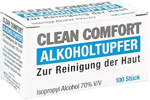 AMPRI HANDELSGESELLSCHAFT MBH Clean Comfort Alkoholtupfer 100 stk
