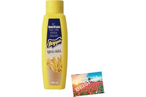 Set de 850 ml Joppiesaus des Pays-Bas | Sauce épicée à l'oignon pour frites et autres plats | Goût et qualité | Holland-Box by Vriens