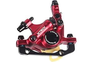 Lixada Disco Hidráulico de Tracción de Línea, Freno de Disco de Bicicleta, Juego de Frenos de Disco Hidráulico de Aleación de Aluminio Delantero Trasero