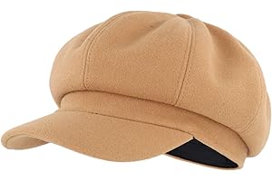 Gisdanchz Boinas para Mujer Estilo Simple Sombrero Octogonal Aire Libre Accesorios