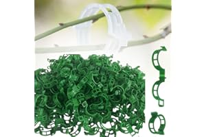 TBLMPNE 150 Pièce Clip en plastique sécurisé pour plantes, Clips Support pour Attacher Les Plantes de jardin Clips pour les légumes Tomate Vigne tiges de croissance Droit et plus Sain (300 Pièce Vert)