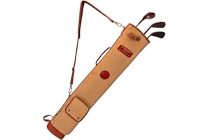 TOURBN TOURBON Canvas Golf Club Travel Case Lightweight Carry Bag for Men Women