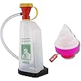 UDYOGI Plastic Eye wash Bottle, Squeeze Bottle Watering Can Eye Wash Bottle (Clear)