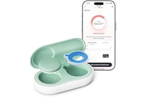 Momcozy digital termometer för spädbarn och barn med medicinsk precision, omedelbar avläsning, övervakning i realtid via app