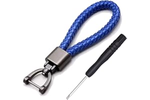 saizone Portachiavi,Portachiavi Auto,Porta Chiavi,Portachiavi Uomo,Portachiavi Ecopelle,Portachiavi Moto,Portachiavi Macchina,Portachiavi Donna,Portachiavi per Chiavi Ufficio,Casa e Auto (Blu)