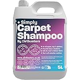 Dirtbusters Simply Carpet Cleaner Shampoo (5L) Powerful Carpet Cleaner Solution To Clean All Soiling & Eliminate Odour, Urine