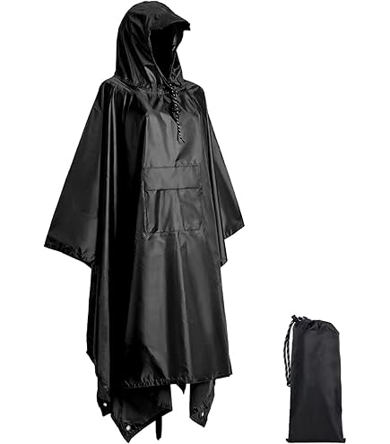 Mantella Impermeabile Per Moto - Con Strisce Riflettenti, Specchio Integrato, Per Pioggia E Vento