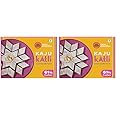 GO DESi Premium Kaju Katli 200 grams, 61% Cashews, Rakhi Gift for Sister and Brother, Indian Sweets Gift Pack, DESi Meetha, Sweets Indian Mithai, Cashew (Pack of 2)
