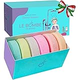 6 Bombe Da Doccia. Novità! Made in Italy 3 azioni in 1. Scrub Oli Essenziali Aromaterapia. Naturali Vegane Bio. Bombe Da Bagn