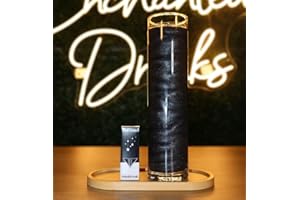 ENCHANTED DRINKS Midnight Black Shimmer Powder for Prosecco, Gin and Sparkling Drinks (Flavourless)