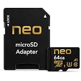 Neo 64GB MicroSDXC UHS-I U3 100/20MB/S Y&uuml;ksek Performanslı MicroSD Kart | UHS-I U3 Sınıfı, 100MB/S Okuma Hızı, 20MB/S Yazma H