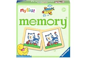 Ravensburger My First Memory Game Favourite Things - Matching Picture Snap Pairs For Kids Age 3 Years Up - Educational Toddler Toy