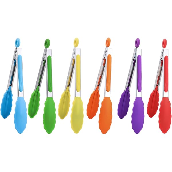 Lot De 2 Pinces En Silicone Prasacco 29 Cm | Anti-adhésives, Résistantes à La Chaleur | Pour Cuisine, Barbecue, Salade