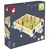 Janod - Champions Mini Wooden Table Football - For children from the Age of 3, J02070, Multicolored