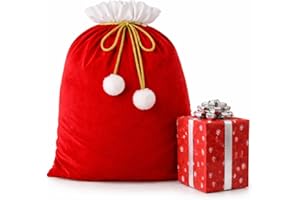 TK Gruppe Timo Klingler Nikolaussack 90x60 cm - Weihnachtssack - Accessoire Geschenkesack - Christmas Bag - Weihnachten - Weihnachtsmann Kostüm für Geschenke