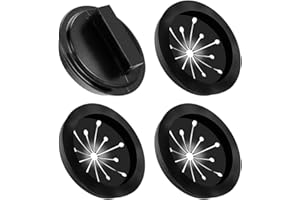REFURBISHHOUSE Set Paraspruzzi e Tappo Set da 4(3+1),Accessori per Lo Smaltimento dei Rifiuti Alimentari Tappi di Scarico Multifunzione Protezioni Antispruzzo per Whirlaway,Waste King,Sinkmaster