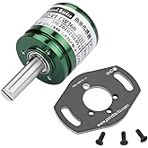 DEWIN Hall Sensor, Auflösung des Hall-Winkelsensors 0,088 ° 0-360 Grad Drehbarer Hall Winkelsensor 0-5V Ausgang Vollkreis 12B