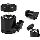 Kyrotech 360 D&ouml;ner Mafsallı Vida Adapt&ouml;r&uuml;, 1/4 Bağlantı Uyumlu Tripod ve Monopod Aksesuarı, Kamera, Akıllı Telefon, GoPro, Mi