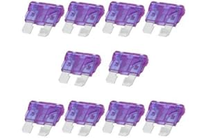 FROINY Car Lame Fusible 3a Auto 3 Ampères Fusibles Caravane Violet 10 Pcs
