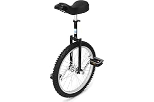 ‎UYOYOUS uyoyous Einrad 20 Zoll Einrad Balance Training Einradständer Höhenverstellbar Robuste für Erwachsene Kinder und Profis Outdoor Sportarten, Unisex