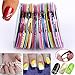 30pcs Mixed Colors Rolls Striping Tape Line Nail Art Tips Decoration Sticker