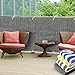 Balkon Sichtschutz UV-Schutz | 90x500cm | wetterbeständiges und pflegeleichtes HDPE-Spezialgewebe | grau