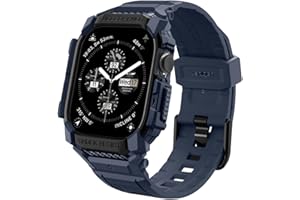 Spigen Rugged Armor Pro Case with Strap Band Compatible with Apple Watch Series 11/10 42mm (2025/2024)