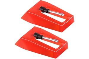 Eboot 2 Pieces Record Player Needle with Ceramic Tip, Stylus Turntable Replacement Needle for Turntable Phonograph Lp Vinyl