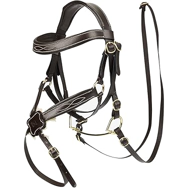 Redini In Pelle Con Impugnatura Antiscivolo - Gomma Bio Flessibile, Fermate Martingala, Nero - Foto 5