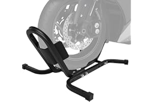 ‎BBTEQEKN BBTEQEKN Motorrad-Fahrrad-Vorderreifen-Radkeil-Hebeständer, universeller Motorrad-Radreifenkeil, selbstsichernde Fahrradständer-Wiegekeile