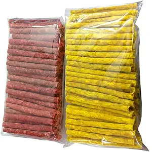 Pawwfect High Protein Chicken & Mutton Flavored Nutritious 2Kg Munchy Chew Sticks of All Breed & All Life Stages Dog for Dental, Gums & Health (1Kg Chicken Munchy, 1Kg Mutton Munchy)