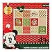 Produktbild Lizenzartikel Micky Minnie Maus Weihnachten Paper Block 24 Sheets 15 x 15 cm Embossed Papier Deko GAC C206