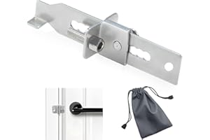 BSDYCL Portable Door Lock for Travel Adjustable Stainless Steel Door Lock Without Drilling Hotel Security Solution Easy to Use Safe for Solo Travelers and Homeowners Keeps You Secure on The Go