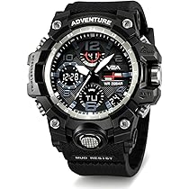 V2A Adventure Analogue and Digital Alloy Sports Watch for Men