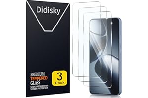 Didisky (3-Unidades Cristal Templado Protector de Pantalla para Xiaomi 14T, 14T Pro 6.67", Antihuellas, Sin Burbujas, Fácil de Limpiar, 9H Dureza, Transparente