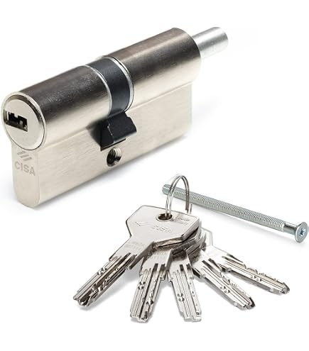Cilindro Serratura ABUS D66PSN 35/40 Con Funzione Pre-Snap - Antistrappo, Cilindro Ribaltabile E 5 Chiavi
