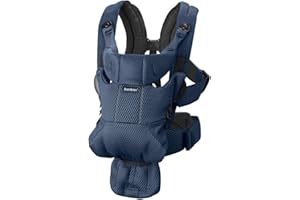 BabyBjörn Marsupio Move Mesh 3D, Blu navy