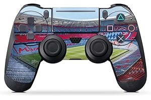 DeinDesign Skin kompatibel mit Sony Playstation 4 Pro Controller Folie Sticker FC Bayern München FCB Stadion