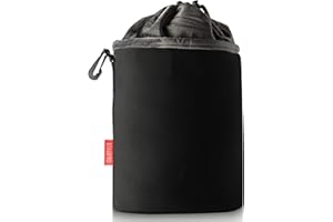 MAGNET-KAUF Bezpyłowy neoprenowy pokrowiec na aparat torba na aparat z podszewką torba na aparat lub obiektyw z ochroną polaru i mikrofibry (rozmiar: L)