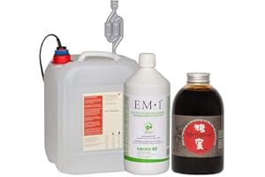 DIMIKRO Fermenter-Einsteigerset mit EM1 Urlösung Emiko® zur Herstellung von Effektive Mikroorganismen (5L)